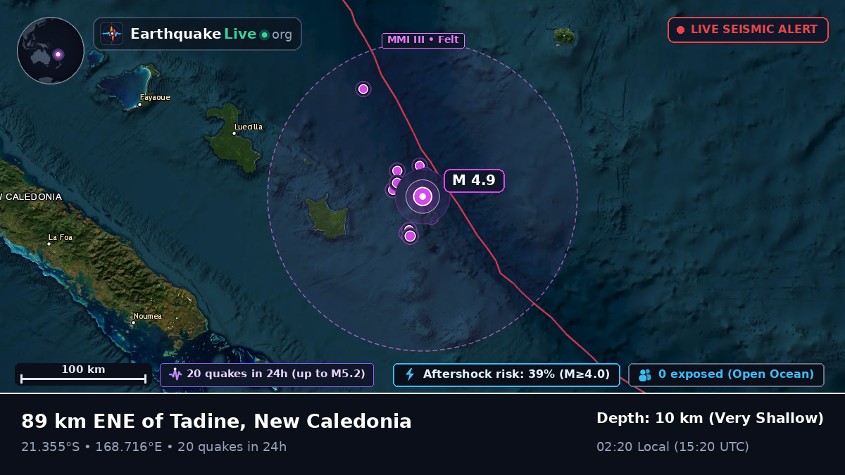 South Pacific Ocean (New Caledonia)