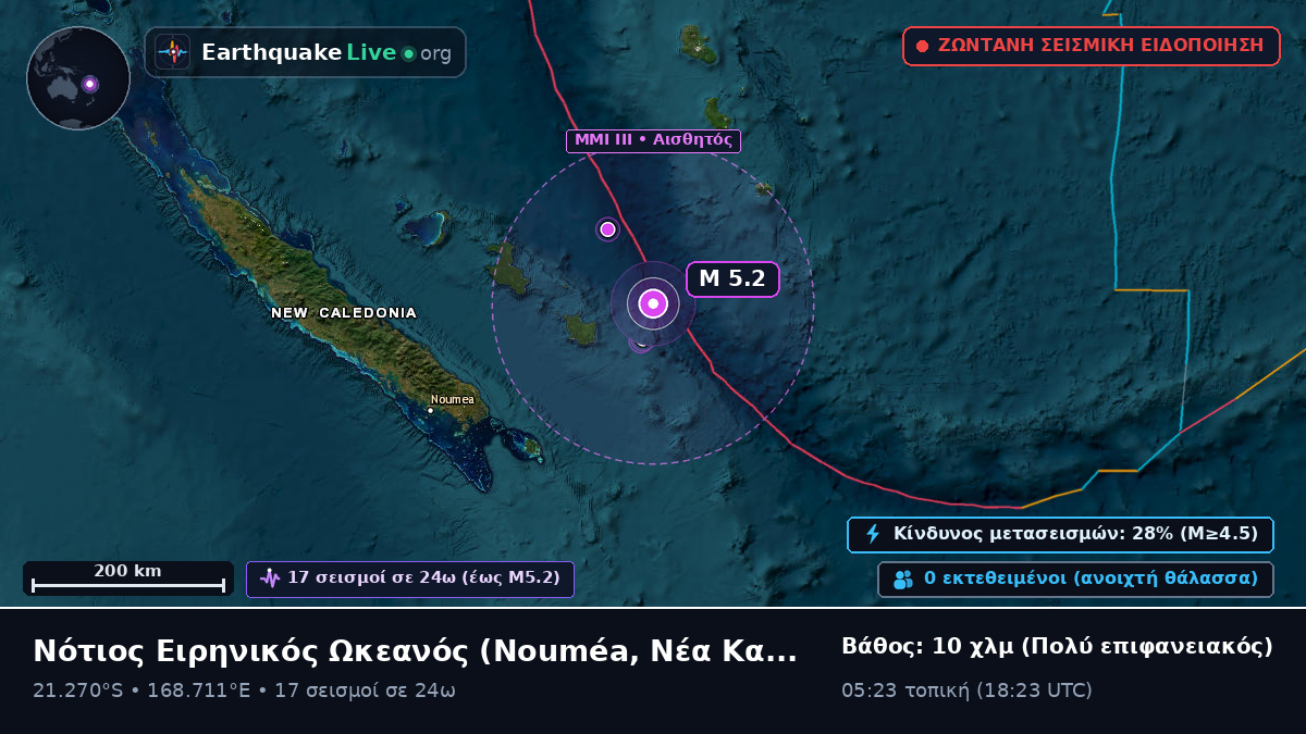 Νότιος Ειρηνικός Ωκεανός (Νέα Καληδονία)