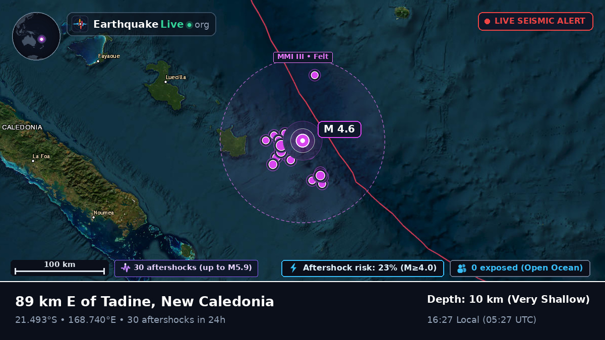 South Pacific Ocean (New Caledonia)
