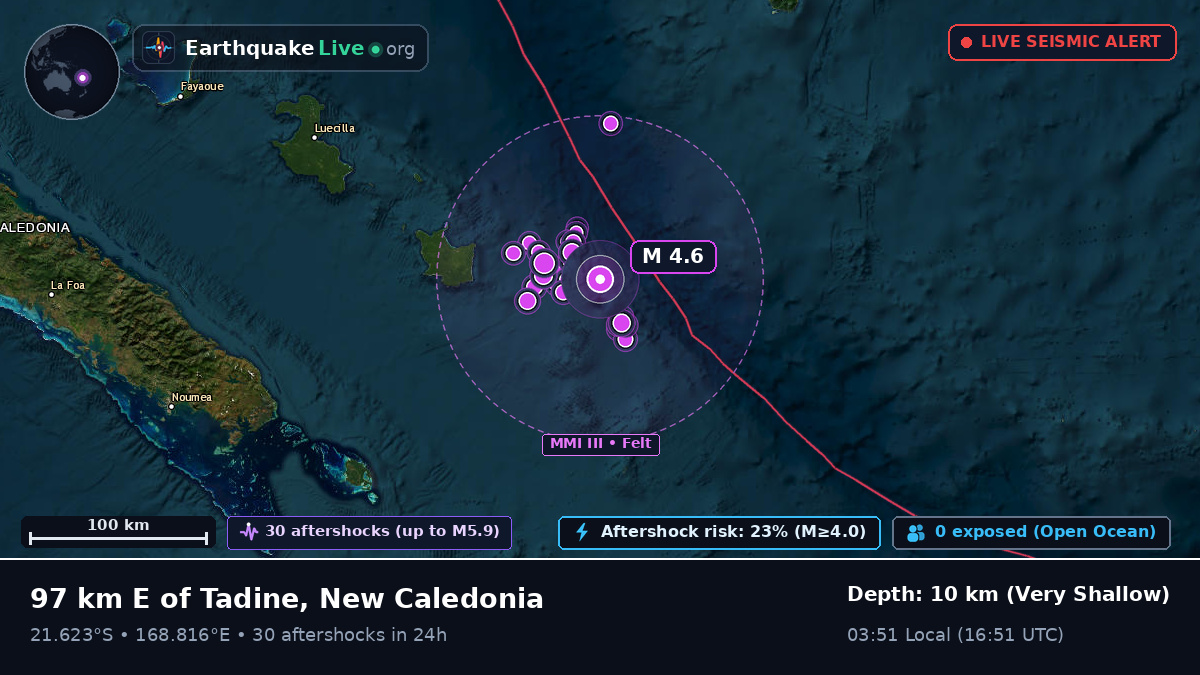 South Pacific Ocean (New Caledonia)