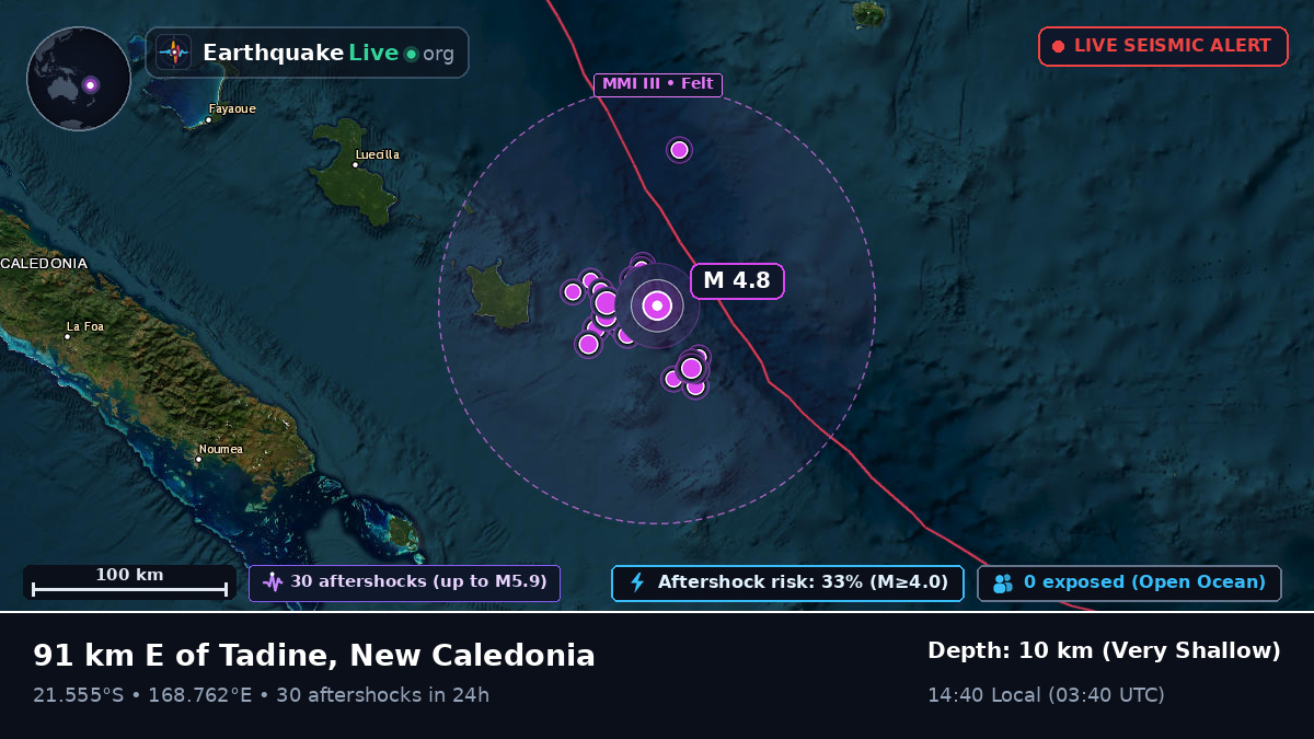 South Pacific Ocean (New Caledonia)