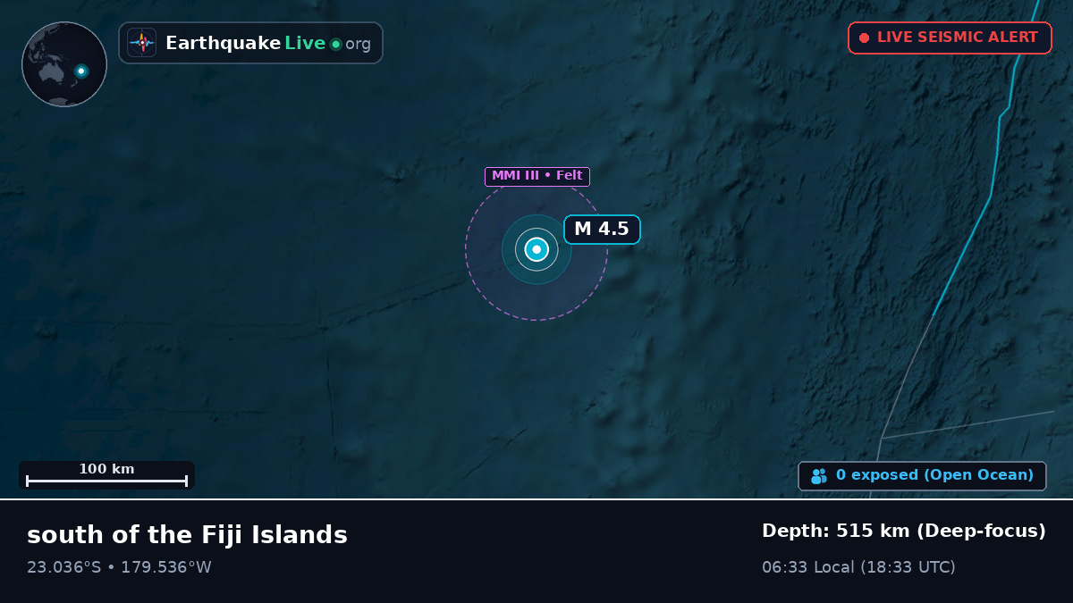 South Pacific Ocean (Tonga)