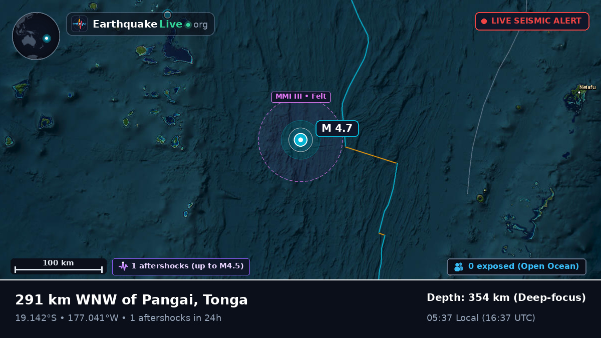 South Pacific Ocean (Tonga)