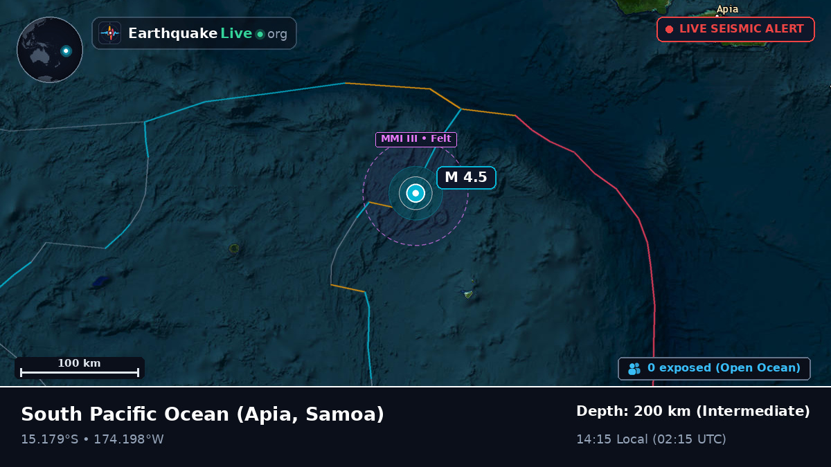 South Pacific Ocean (Samoa)