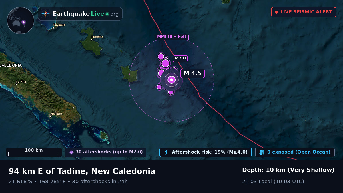 South Pacific Ocean (New Caledonia)