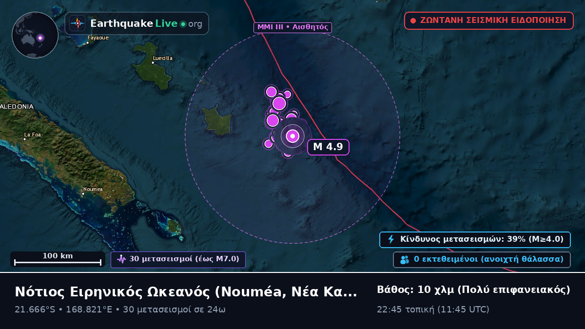 Νότιος Ειρηνικός Ωκεανός (Νέα Καληδονία)