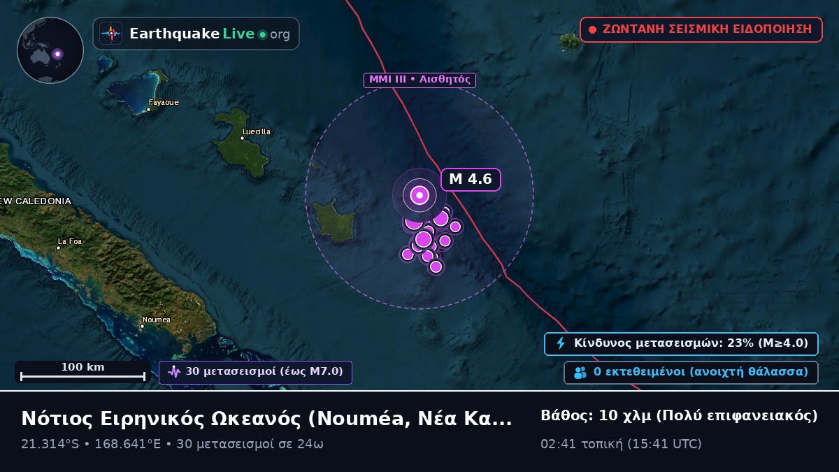 Νότιος Ειρηνικός Ωκεανός (Νέα Καληδονία)