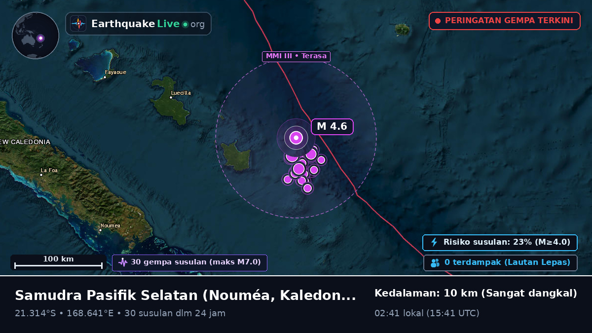 Samudra Pasifik Selatan (Kaledonia Baru)