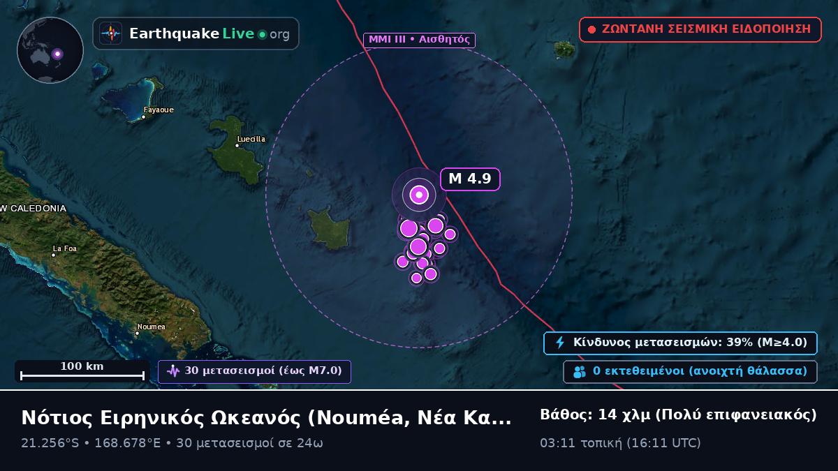 Νότιος Ειρηνικός Ωκεανός (Νέα Καληδονία)