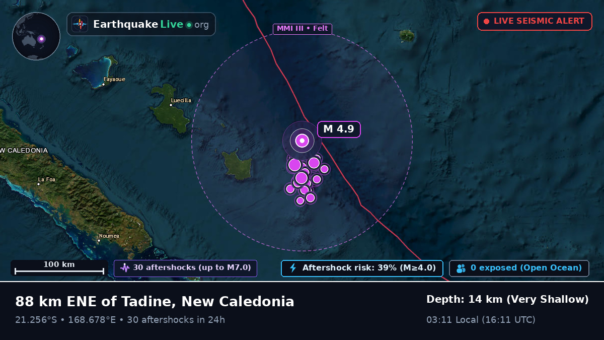 South Pacific Ocean (New Caledonia)