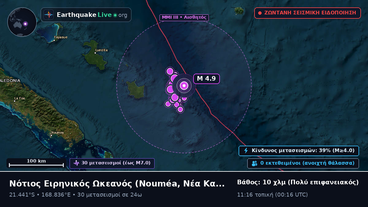 Νότιος Ειρηνικός Ωκεανός (Νέα Καληδονία)