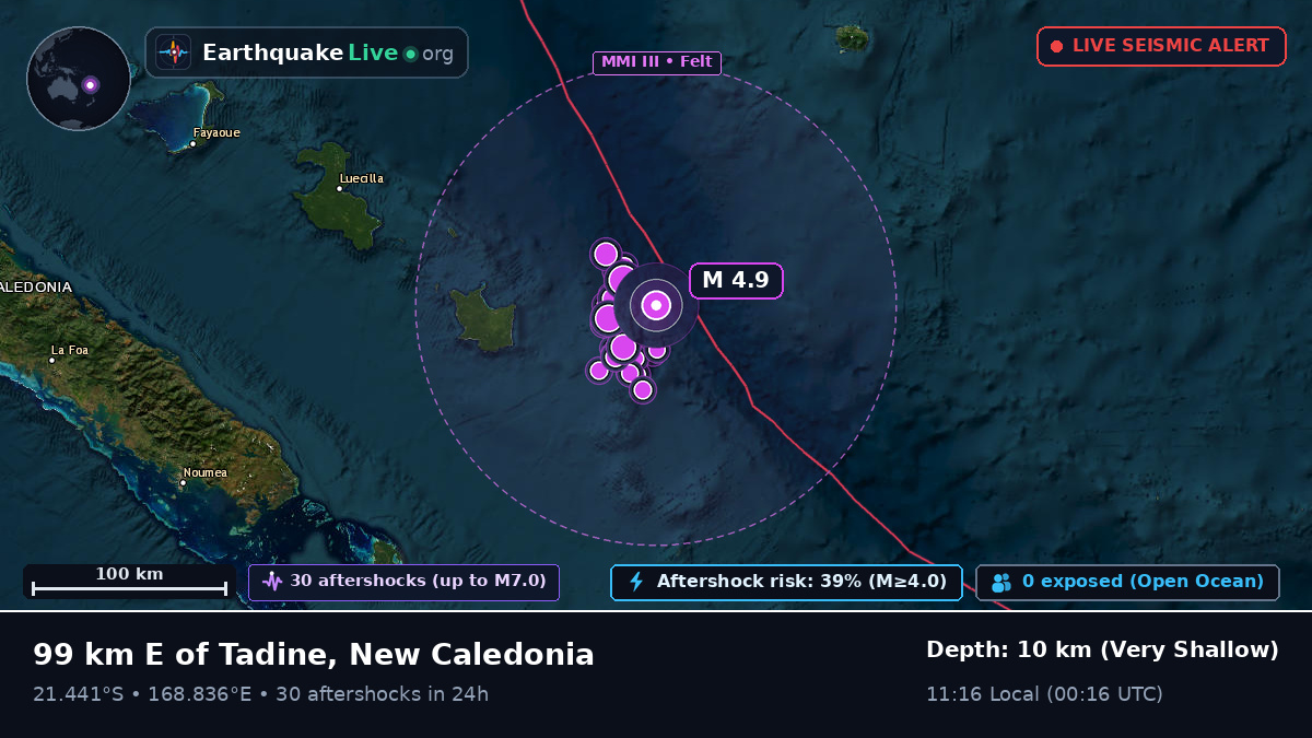 South Pacific Ocean (New Caledonia)