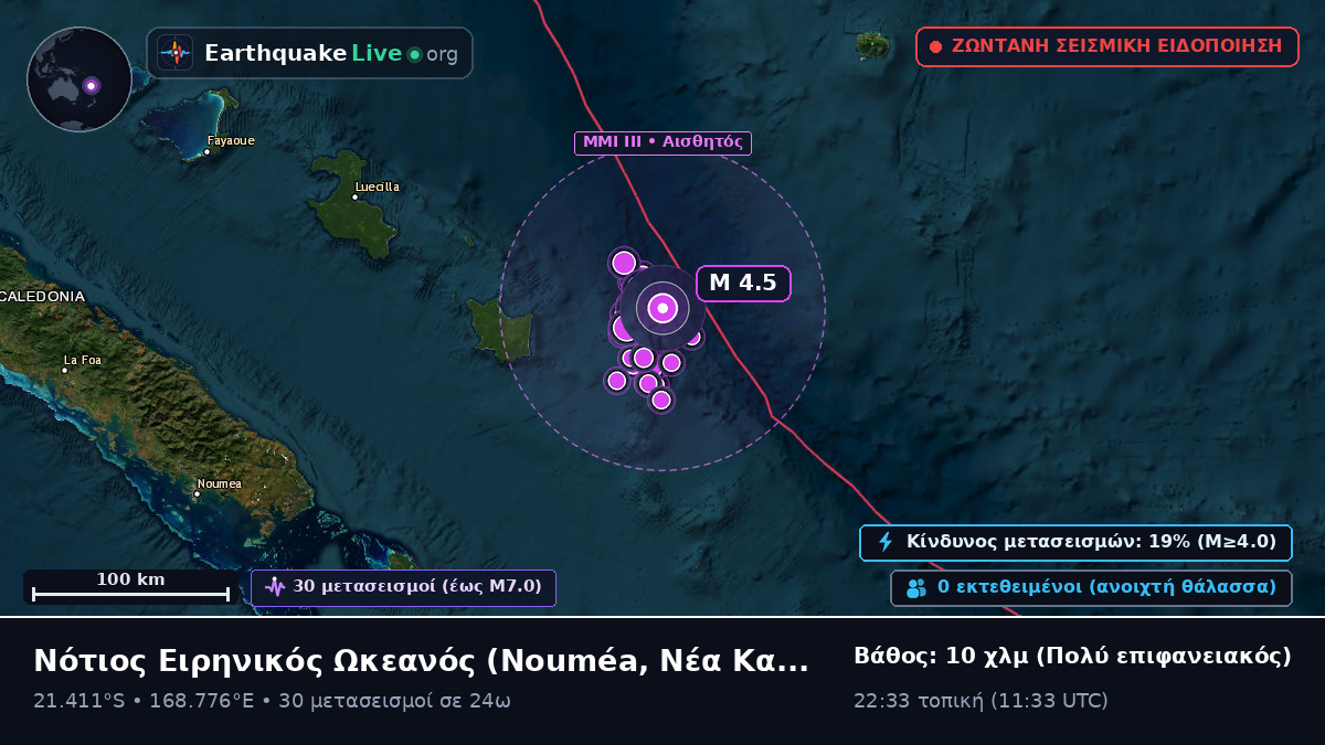 Νότιος Ειρηνικός Ωκεανός (Νέα Καληδονία)