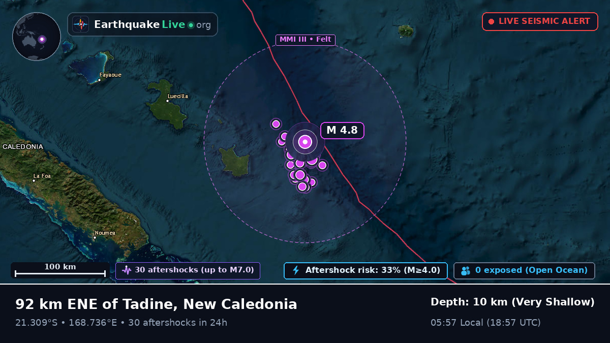 South Pacific Ocean (New Caledonia)