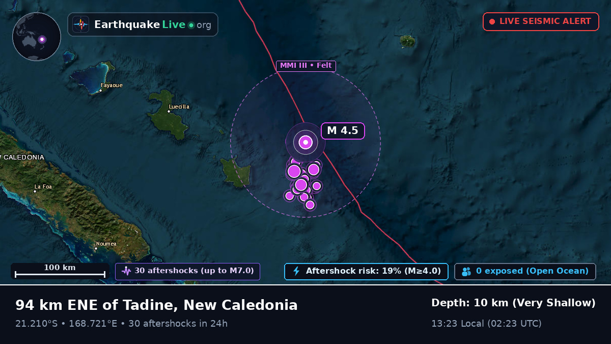 South Pacific Ocean (New Caledonia)