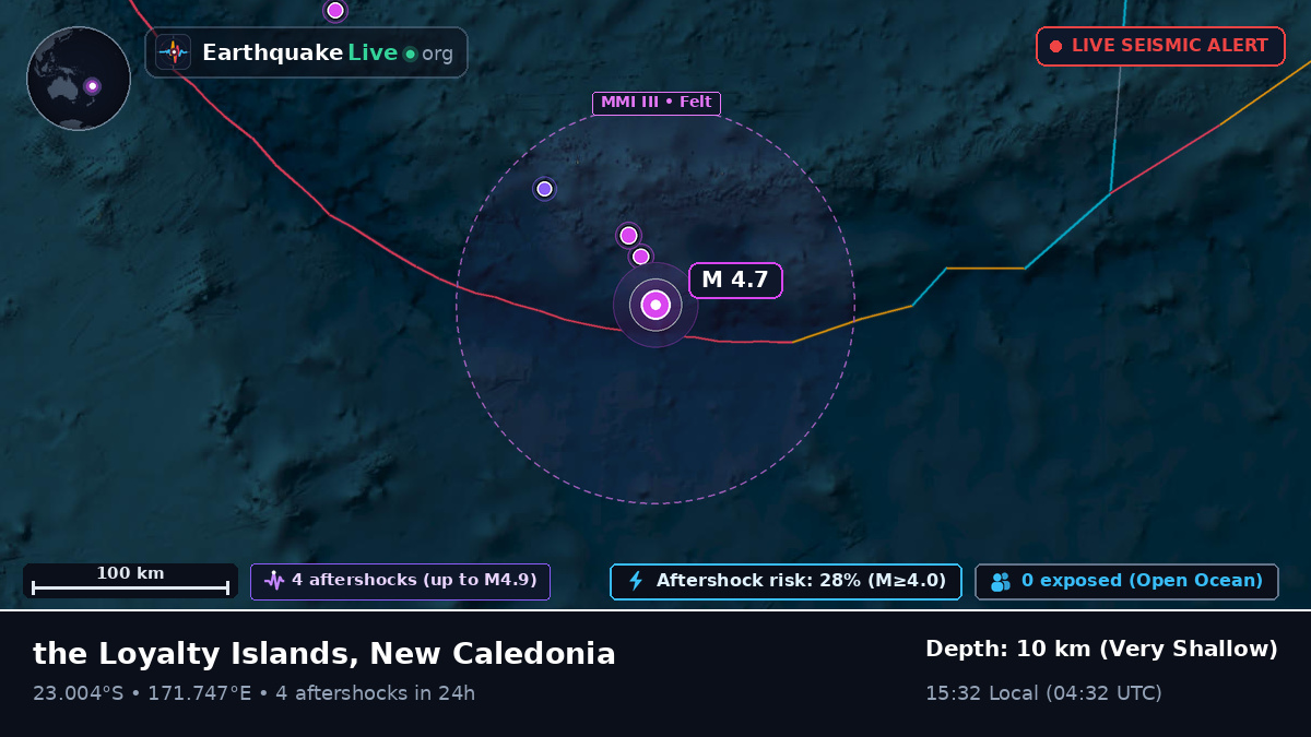 South Pacific Ocean (New Caledonia)