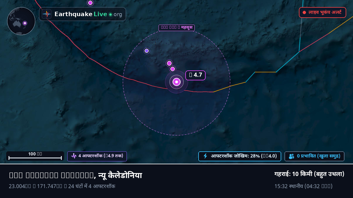 दक्षिणी प्रशांत महासागर (न्यू कैलेडोनिया)