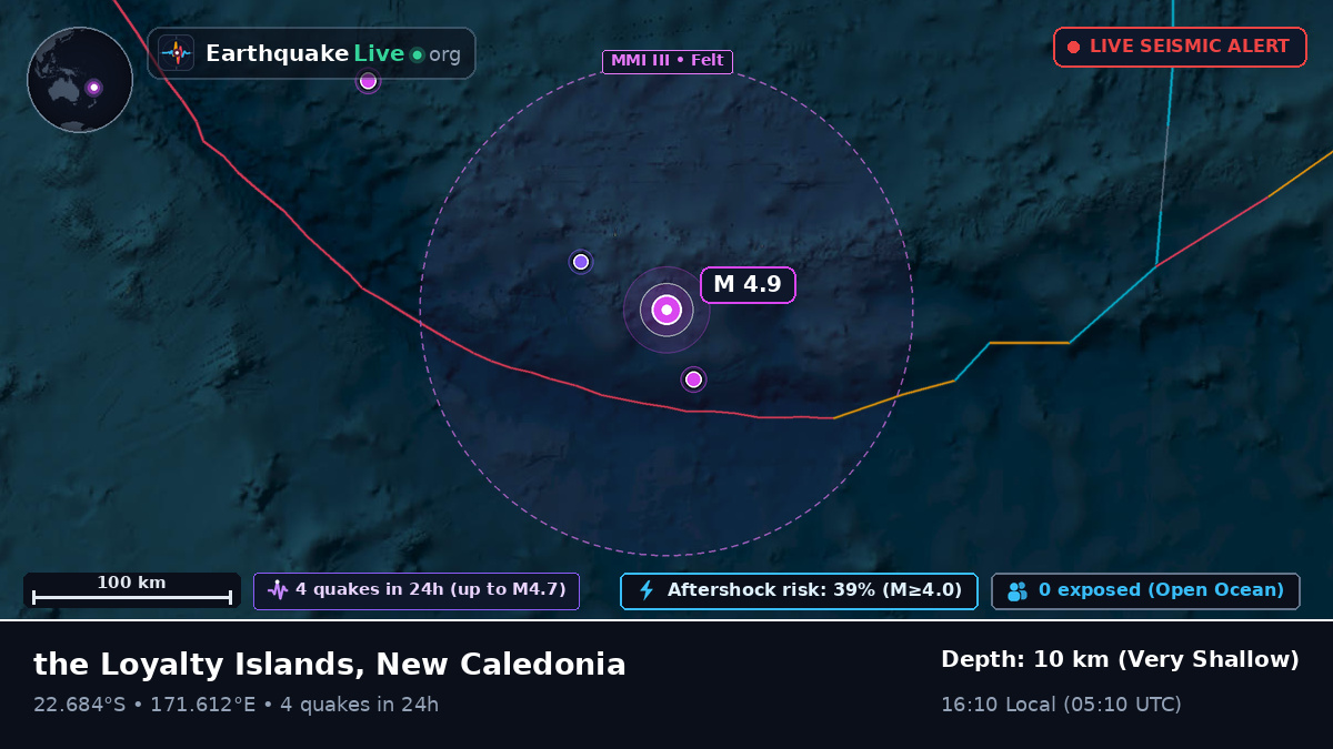 South Pacific Ocean (New Caledonia)