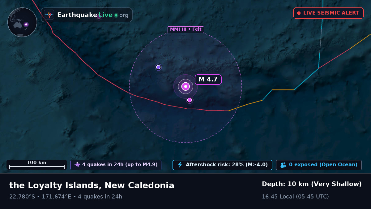 South Pacific Ocean (New Caledonia)