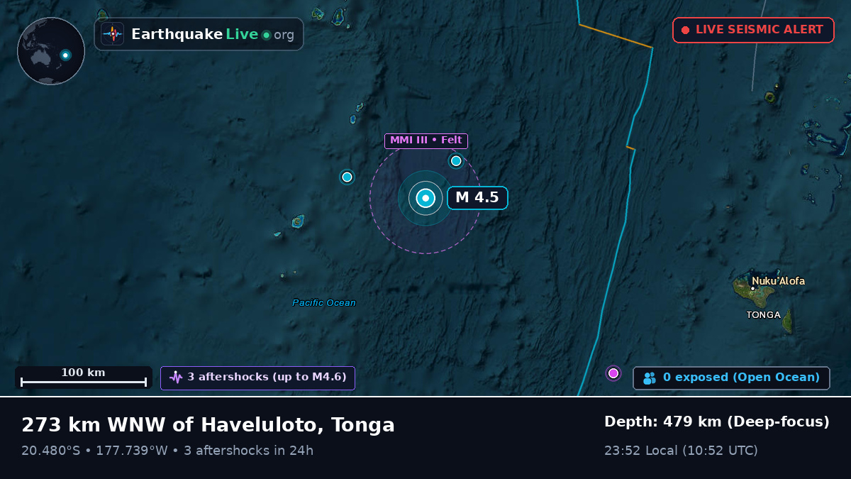 South Pacific Ocean (Tonga)