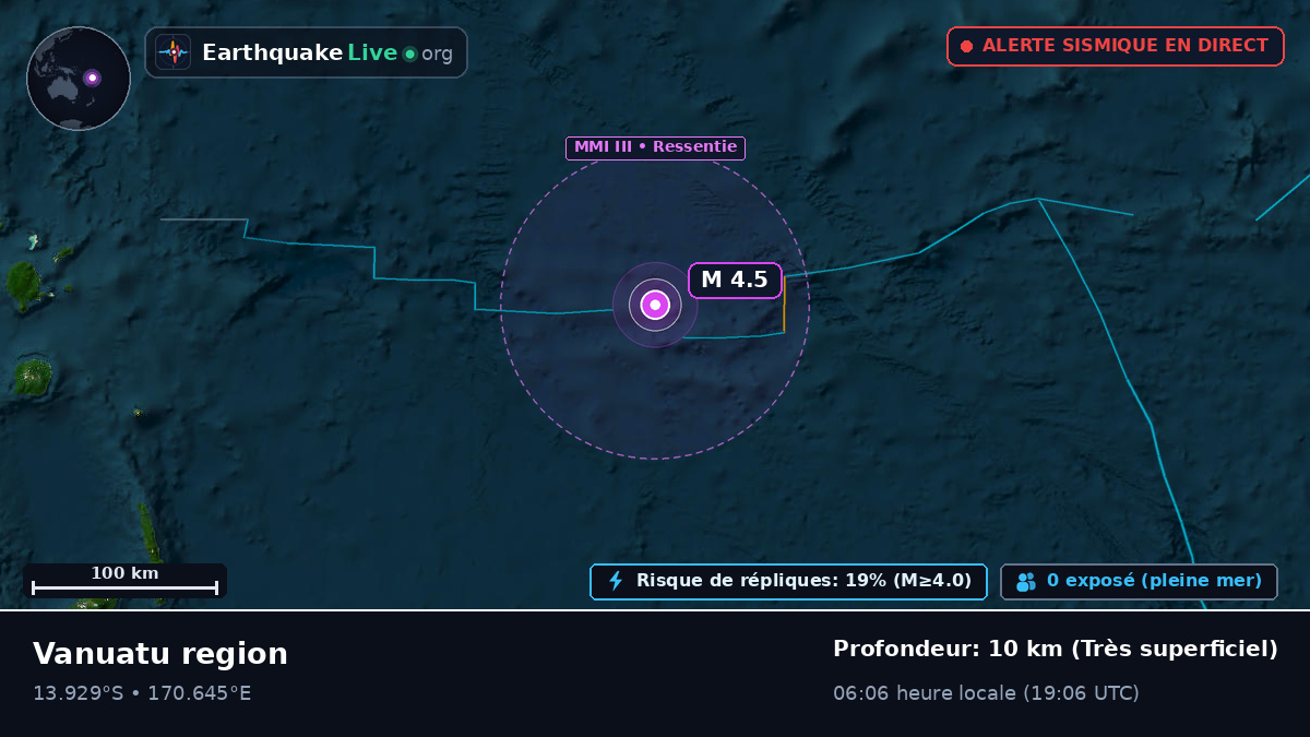 Océan Pacifique Sud (Vanuatu)