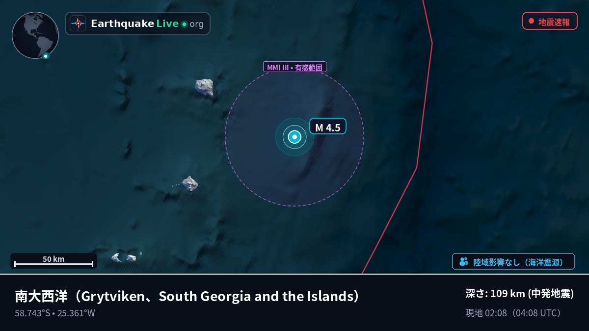 南大西洋 (South Georgia and the Islands)