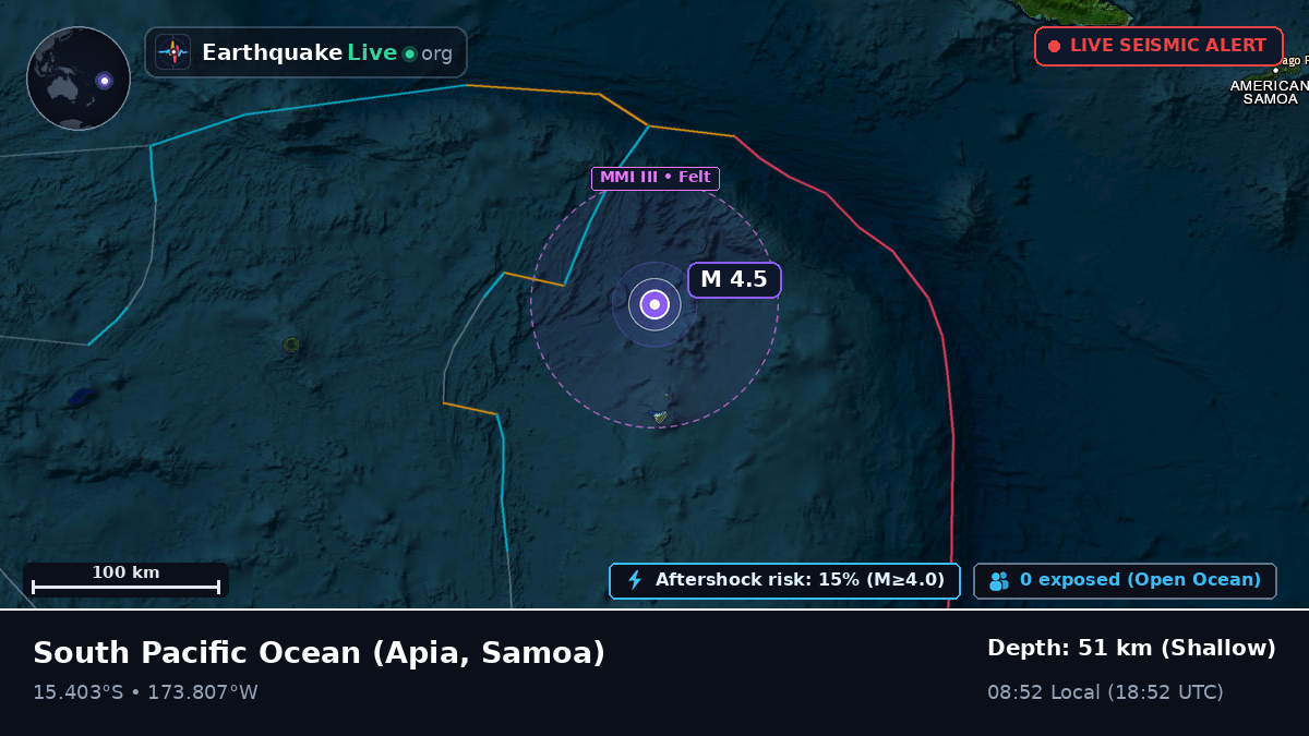 South Pacific Ocean (Samoa)