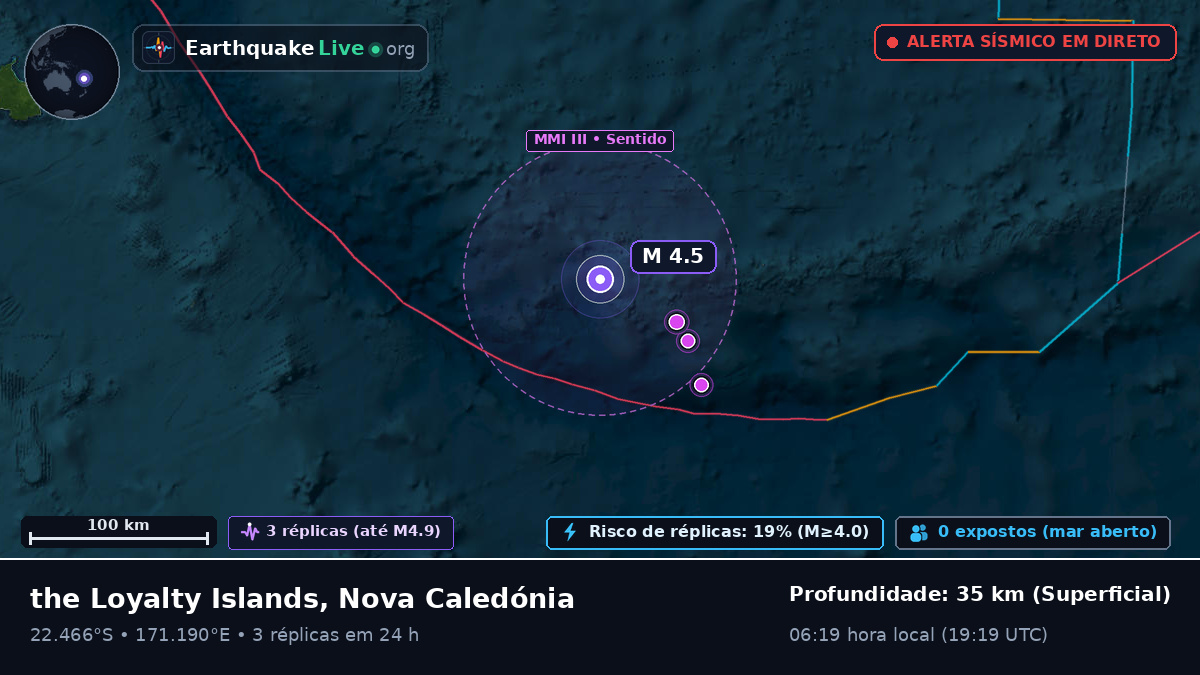Oceano Pacífico Sul (Nova Caledónia)