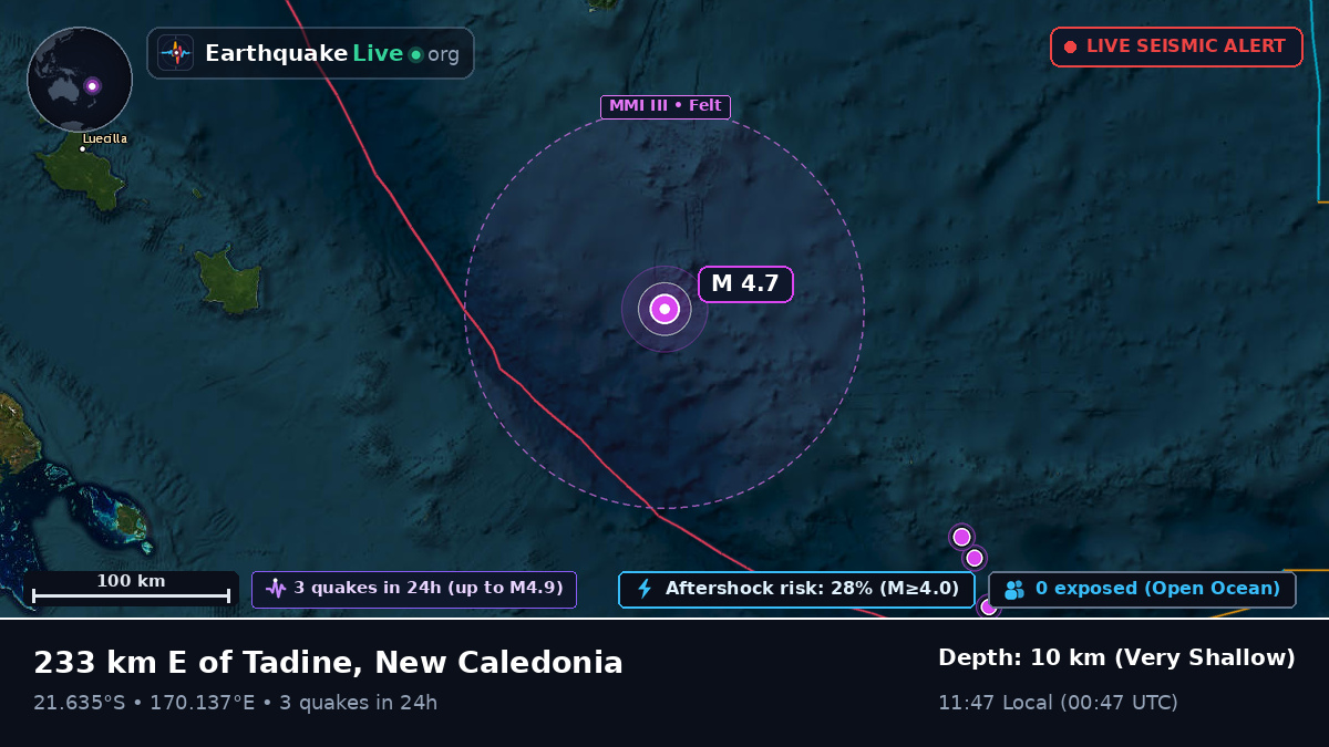 South Pacific Ocean (New Caledonia)