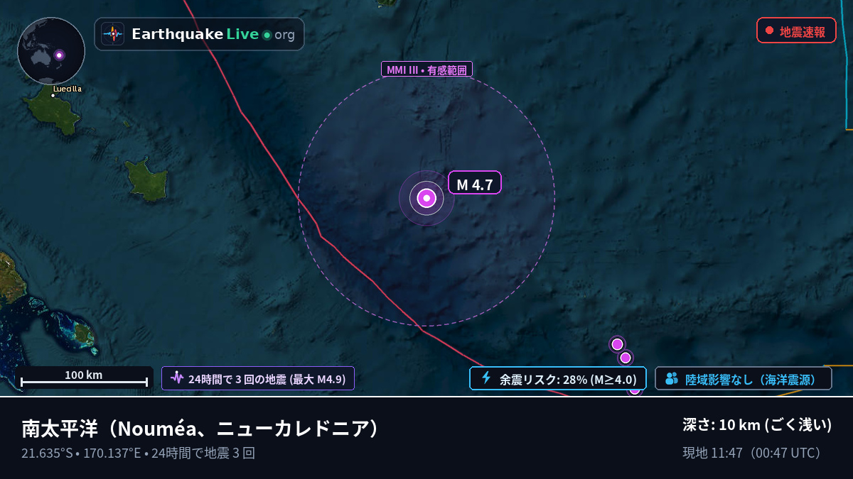 南太平洋 (ニューカレドニア)