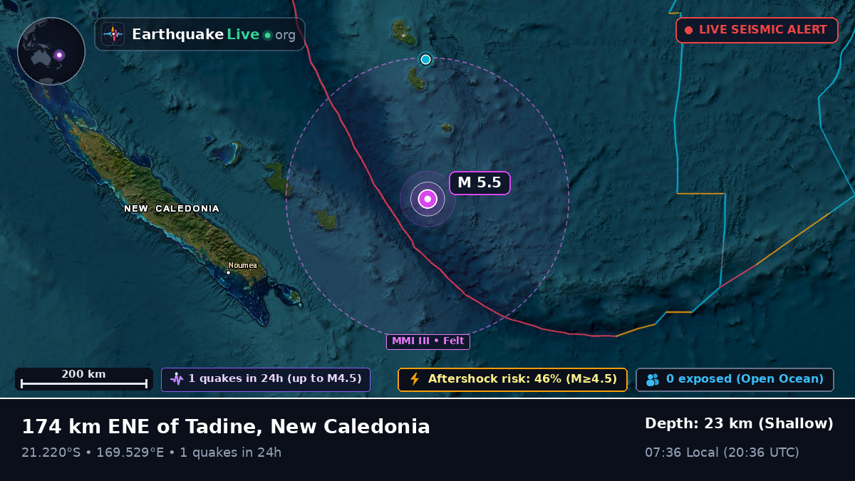 South Pacific Ocean (New Caledonia)