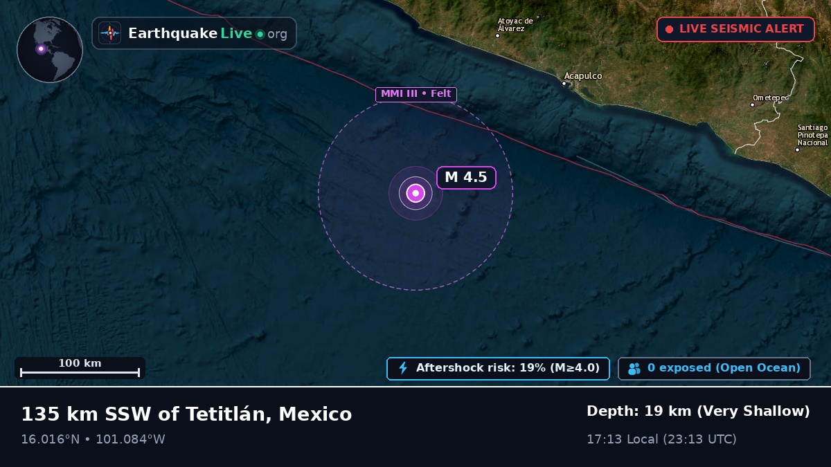 Off the coast of Acapulco, Mexico