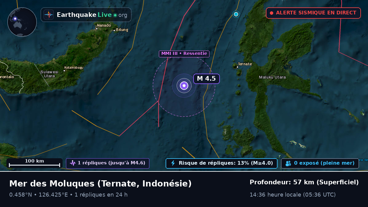 Mer des Moluques (Indonésie)