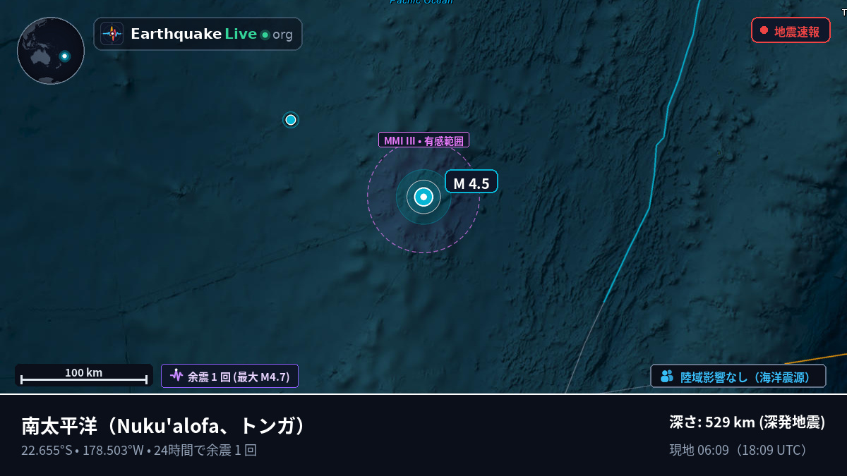 南太平洋 (トンガ)