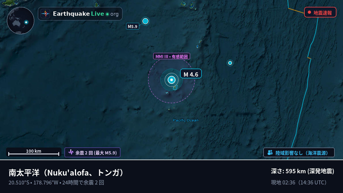 南太平洋 (トンガ)