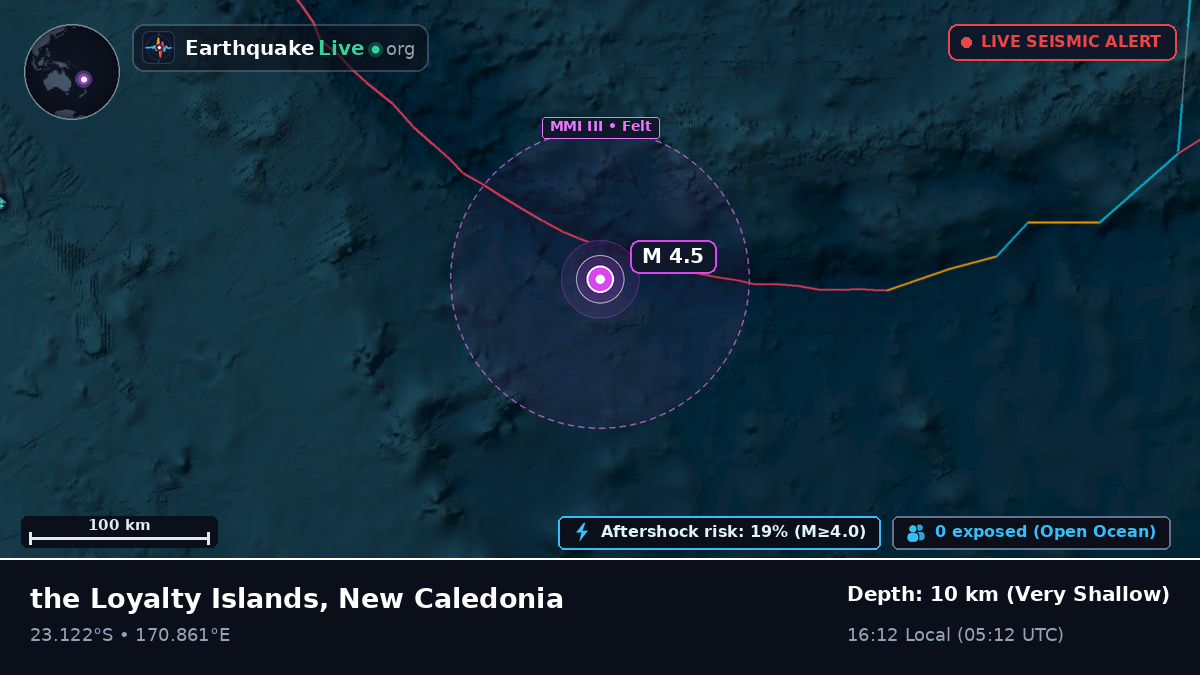 South Pacific Ocean (New Caledonia)