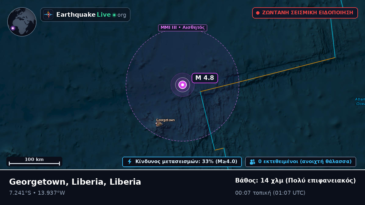 Νότιος Ατλαντικός Ωκεανός (Liberia)
