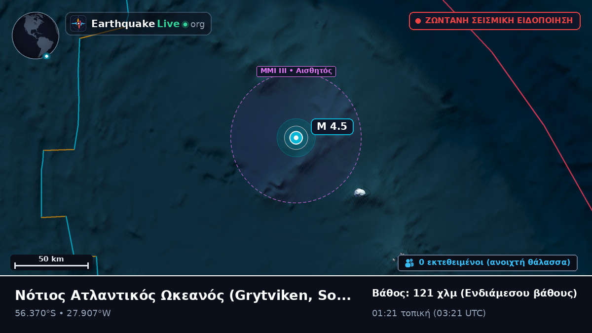 Νότιος Ατλαντικός Ωκεανός (South Georgia and the Islands)