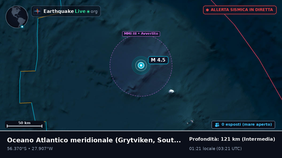 Oceano Atlantico meridionale (South Georgia and the Islands)