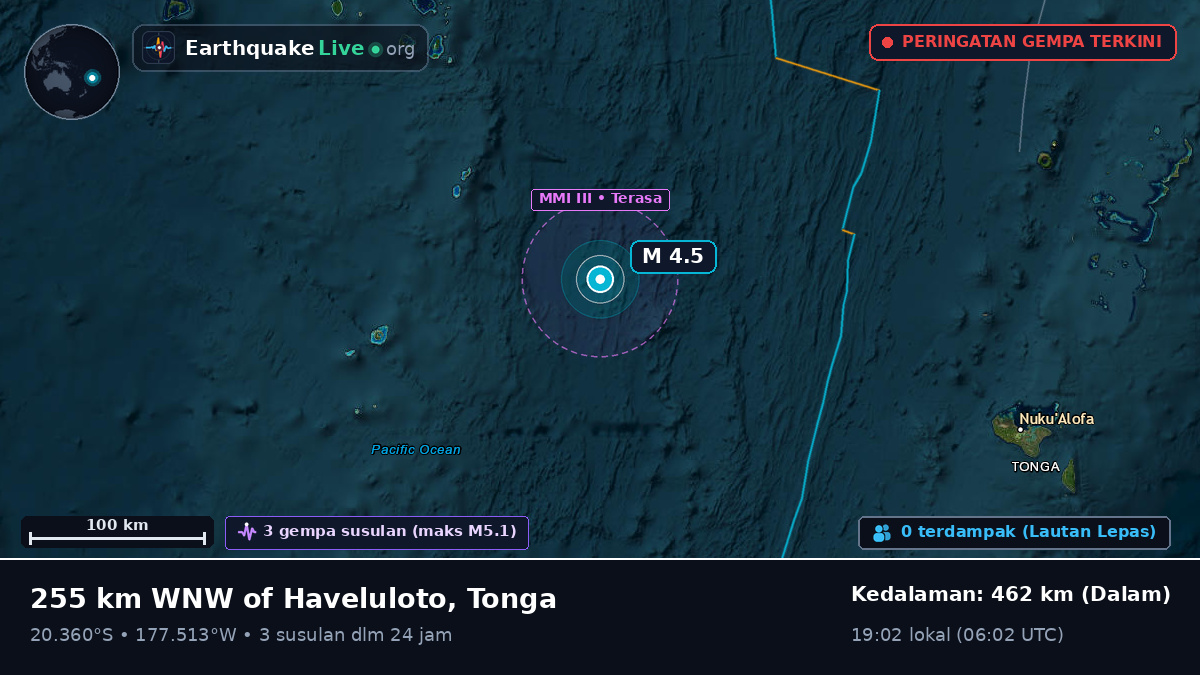 Samudra Pasifik Selatan (Tonga)