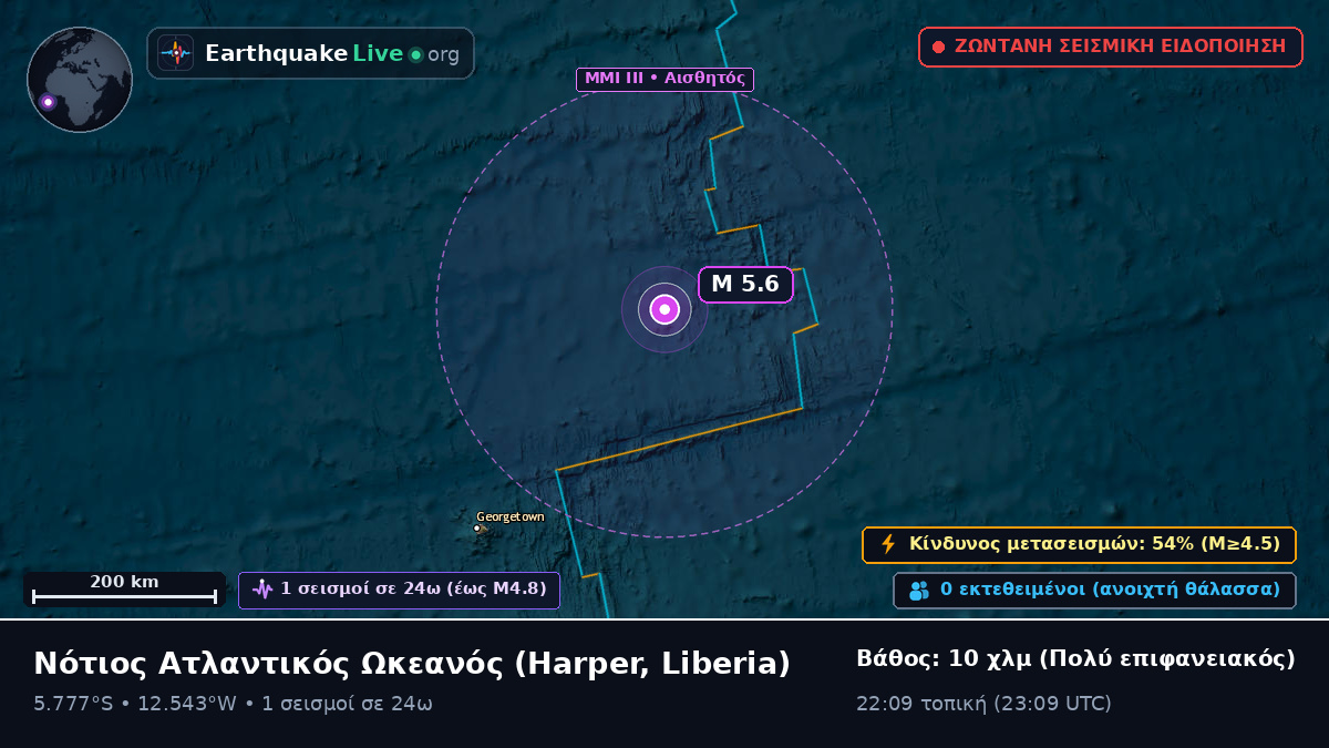 Νότιος Ατλαντικός Ωκεανός (Liberia)