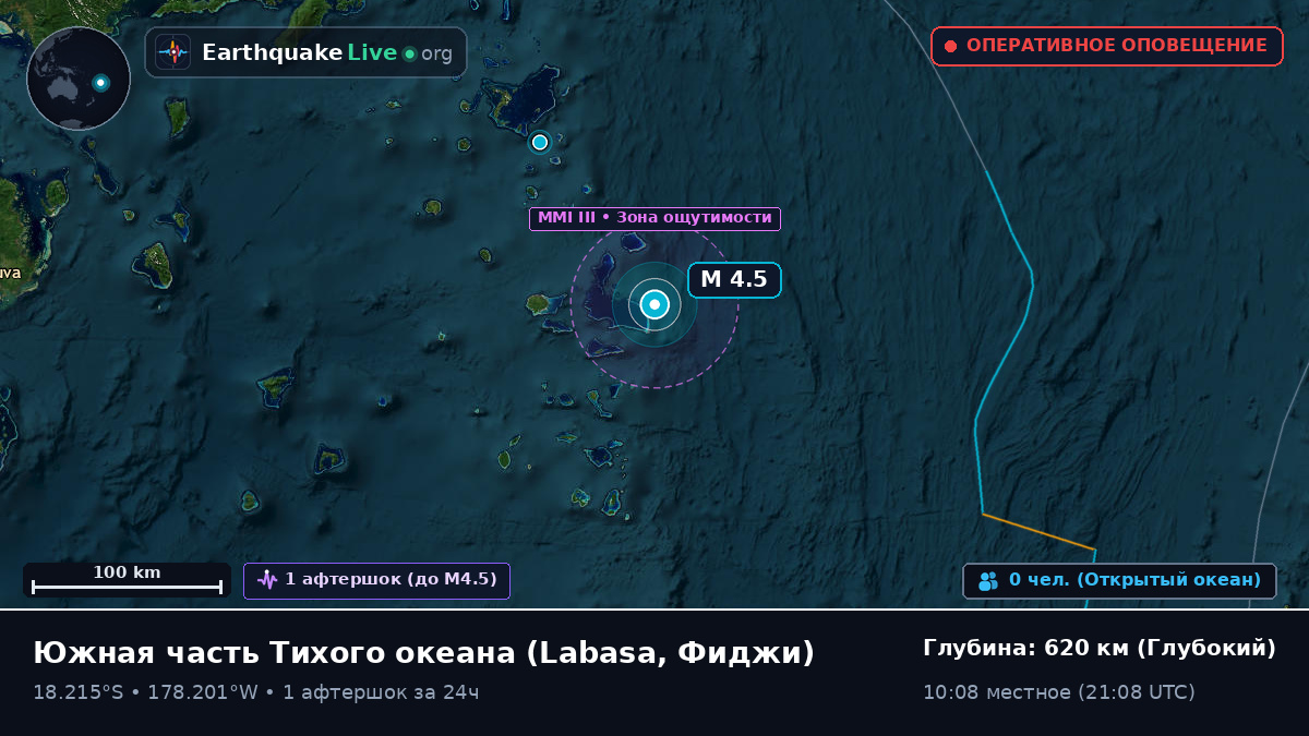 Южная часть Тихого океана (Фиджи)