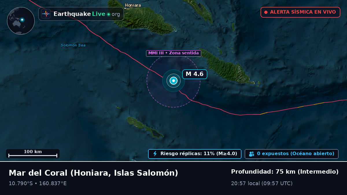 Mar del Coral (Islas Salomón)