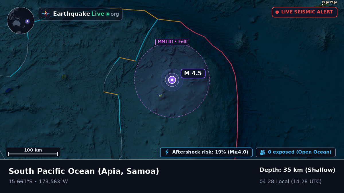 South Pacific Ocean (Samoa)