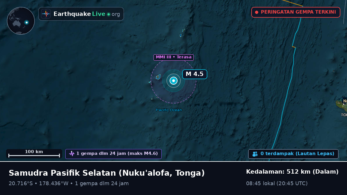 Samudra Pasifik Selatan (Tonga)