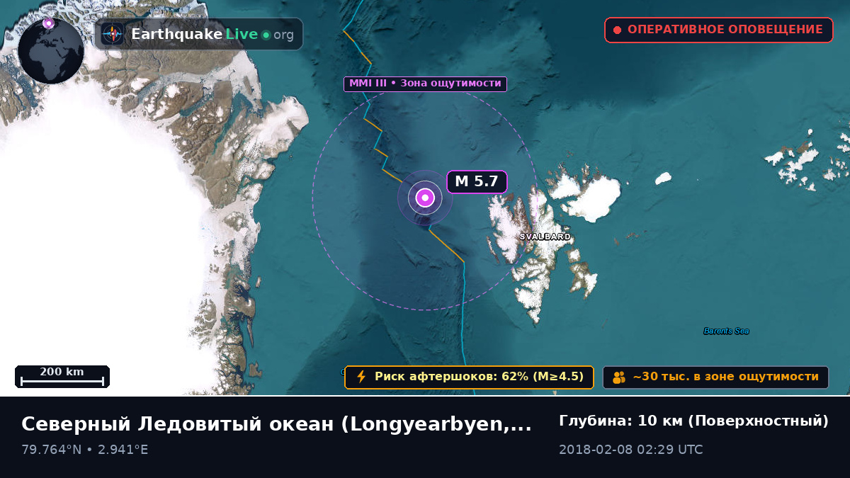 Северный Ледовитый океан (Svalbard and Jan Mayen Islands)
