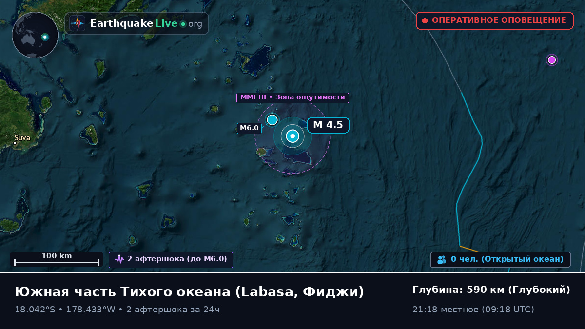 Южная часть Тихого океана (Фиджи)