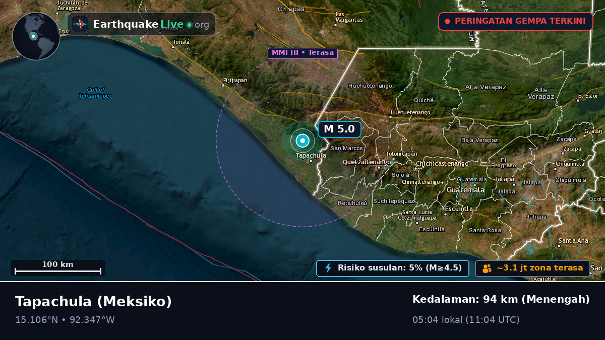 Tapachula, Chiapas, Meksiko
