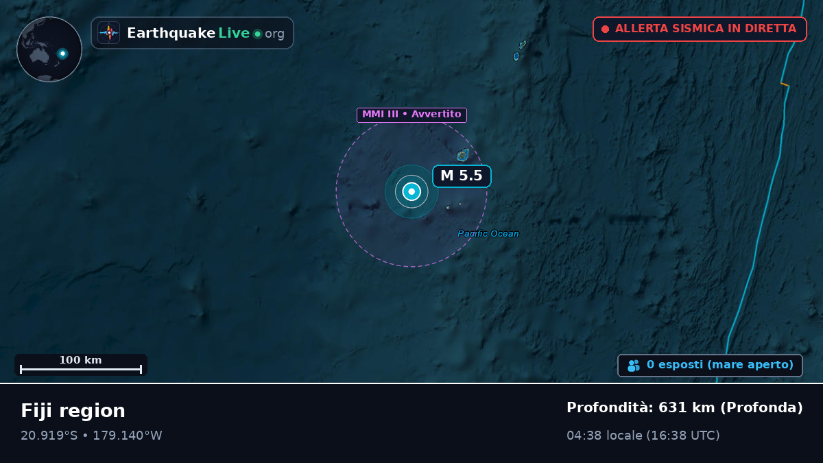 Oceano Pacifico meridionale (Figi)