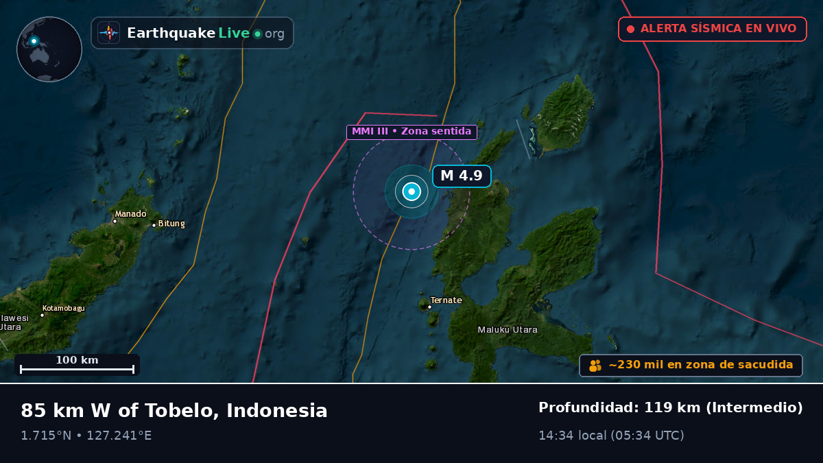 Mar de Molucas (Indonesia)